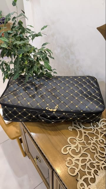 کیف تخته نردچرمی مطلسه دوزی شد سینا