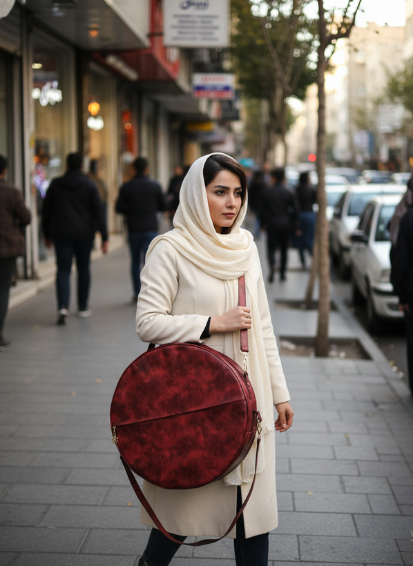 کیف چرمی دف