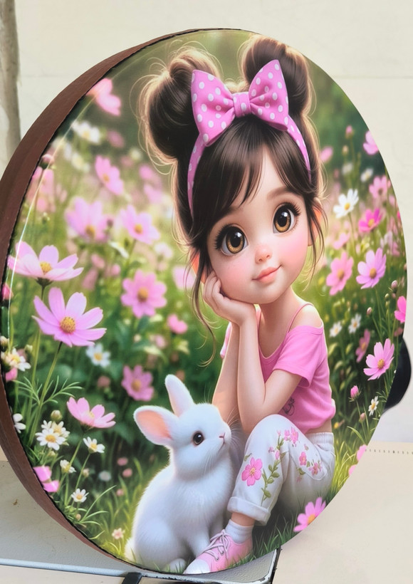 دف کودک (دخترو خرگوش)