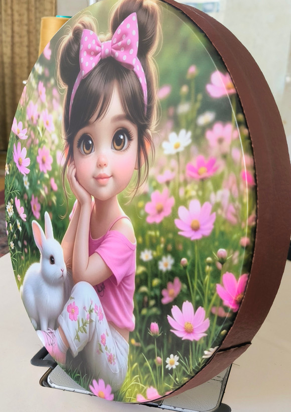 دف کودک (دخترو خرگوش)
